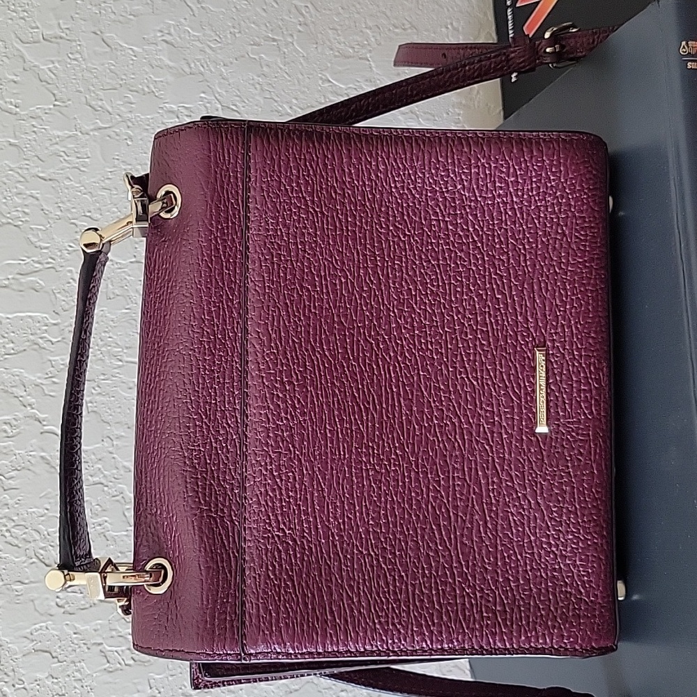 Rebecca Minkoff Paris pochette top handle crossbody handbag - Picture 3 of 8